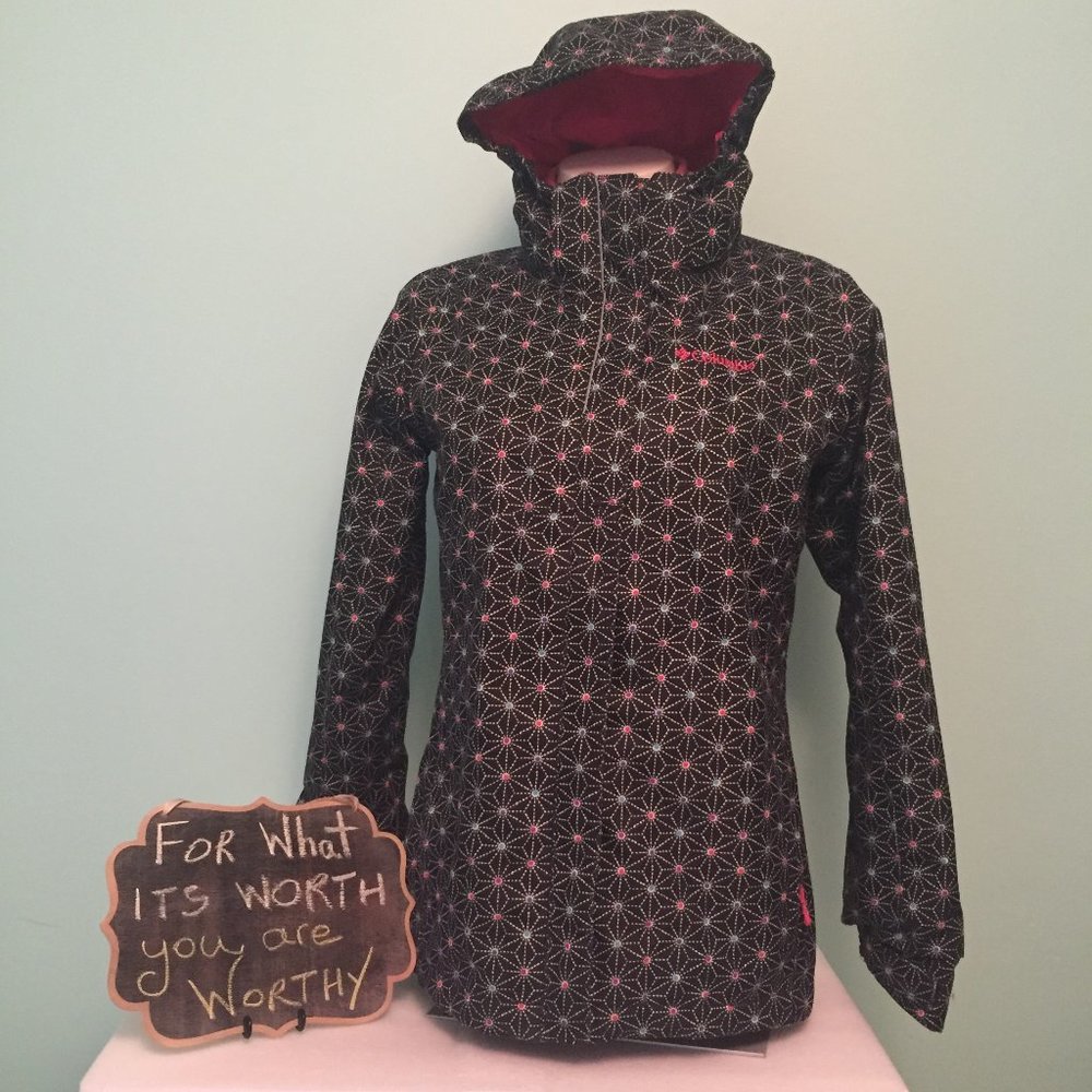 Columbia Youth Large Jacket Pink Floral